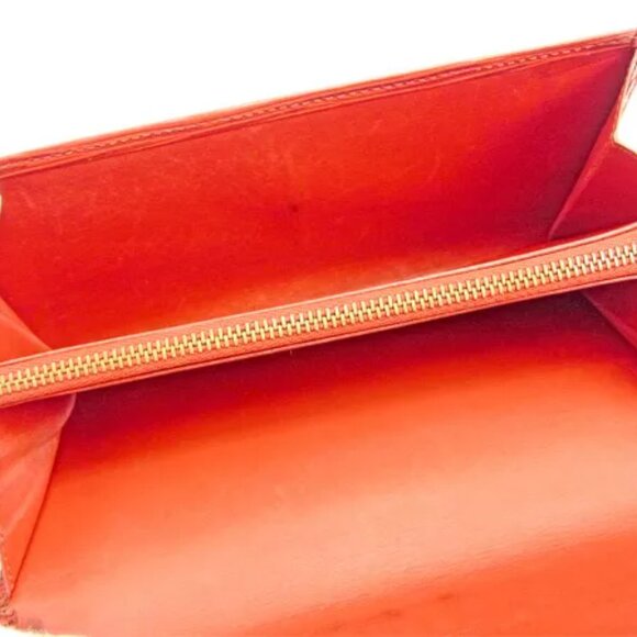 Louis Vuitton Purse Long Wallet Epi Red Woman unisex Authentic Used - Picture 4 of 6